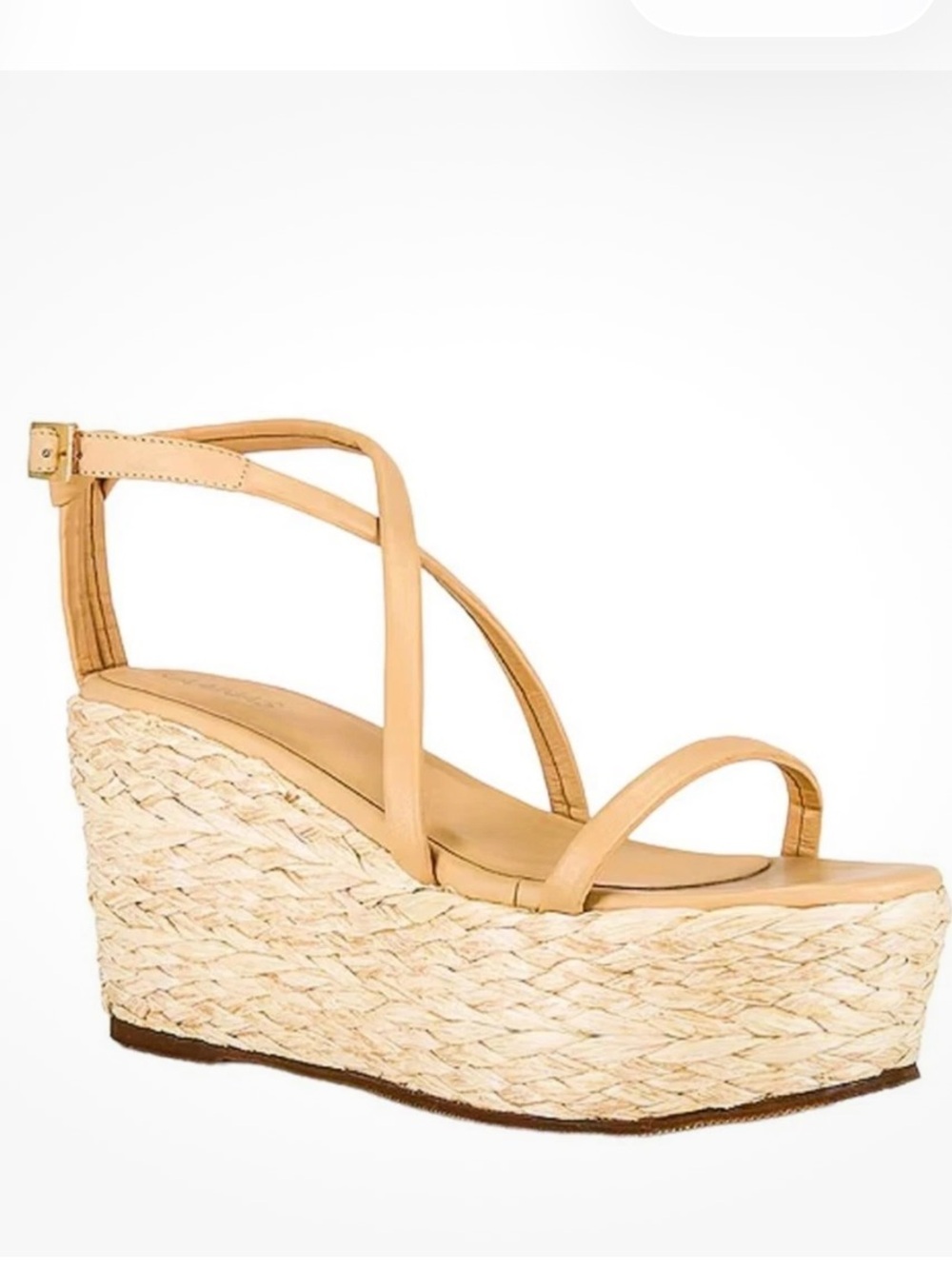 Revolve - Kaanas Colon faux leather wedge platform Sandals size 10 New in box